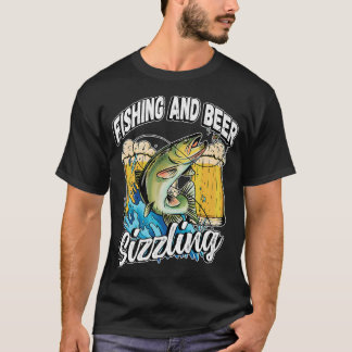 T-shirt Pêche Et Pêche À La Petite Bière Pêcheur Dit F