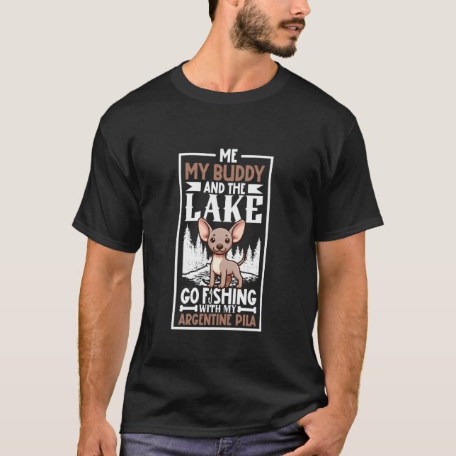 T-shirt Pêche et Pila argentin (Devant)