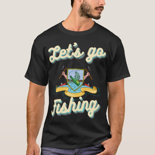 T-shirt Pêche Évolution drôle de l'homme (Devant)