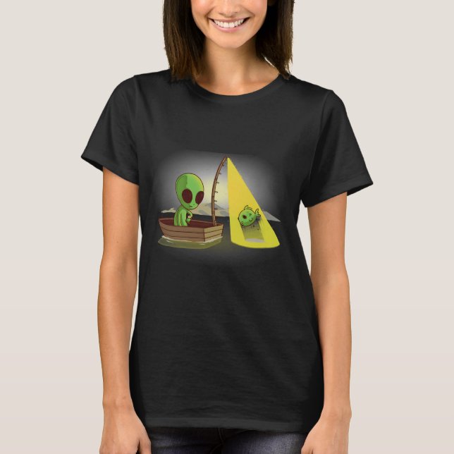T-shirt Pêche extraterrestre (Devant)