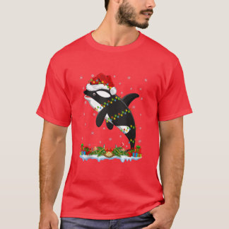 T-shirt Pêche Famille d'Amis Correspondant Père Noël Orca 