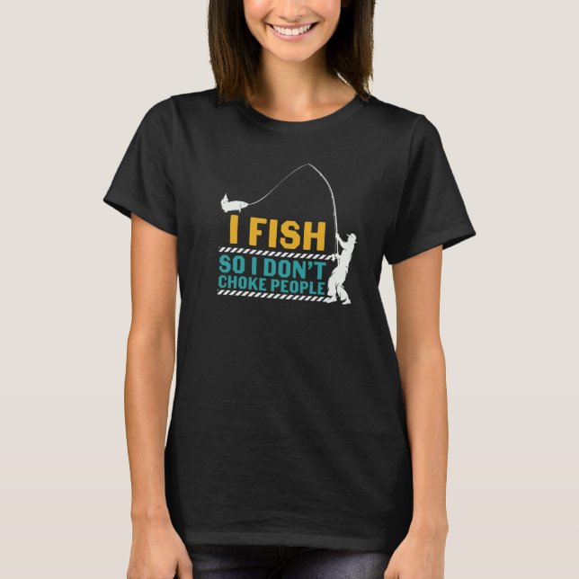 T-shirt Pêche fête des pères Pêcheur I Poisson Rod (Devant)