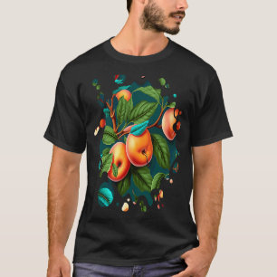 T-shirt Pêche Fruit Jardinage Légumes Mignons Hommes Femm