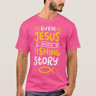 T-shirt Pêche Funny Jésus Pêche-Voyage Christian Fisherm