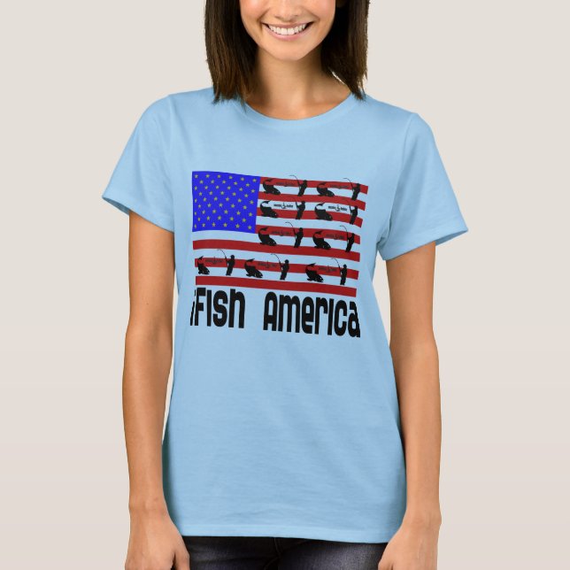 T-shirt Pêche Gift iFish America (Devant)