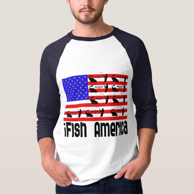 T-shirt Pêche Gift iFish America (Devant)