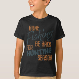 T-shirt Pêche Gone Be Byck Pour Chasse Saison Pêcheur