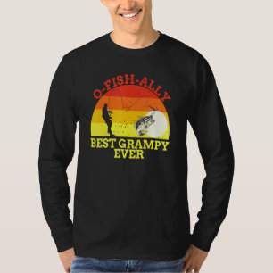 T-shirt Pêche Grampy Pêcheur Meilleur Papa Jamais Fish Man