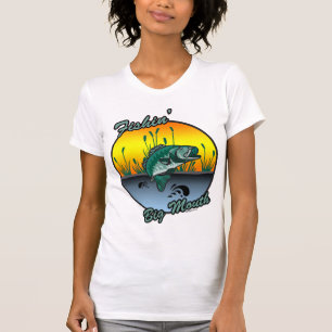 T-shirt Pêche Grosse Bouche Chemises de pêche