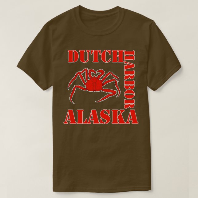 T-shirt Pêche havre hollandais Alaska (Design devant)