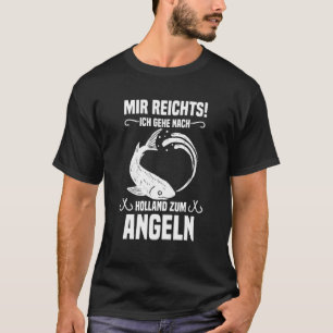 T-shirt Pêche Hollande Accessoires de pêche Pays-Bas Fi