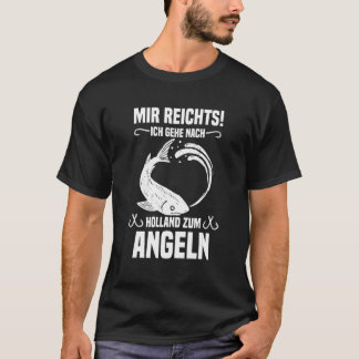 T-shirt Pêche Hollande Accessoires de pêche Pays-Bas Fi