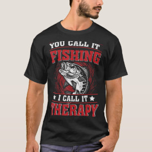 T-shirt Pêche Hommes Moulinet Cool Poisson Papa Papa Pêche