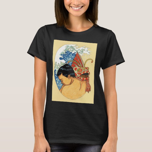 T-shirt Pêche idiot (Devant)