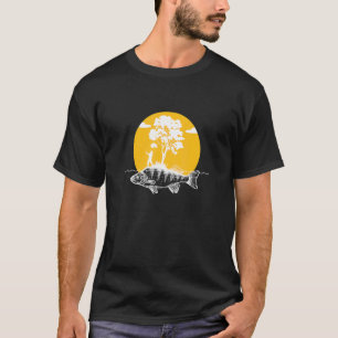 T-shirt Pêche Île Poisson Pêcheur Design Pour Hommes Papa