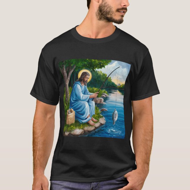 T-shirt Pêche Jésus (Devant)