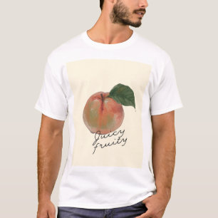 T-shirt Pêche ; Juteuse et Fruitée