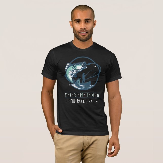 T-shirt Pêche – « La bonne affaire » Graphique drôle d'ang (Devant entier)