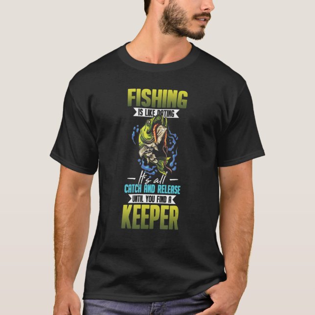T-shirt Pêche La Pêche Est Comme La Rencontre (Devant)