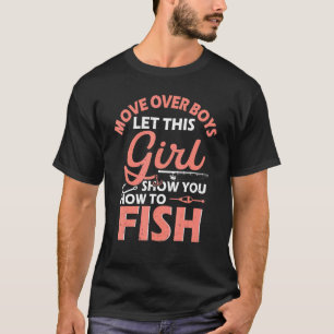 T-shirt Pêche Laissez Cette Fille Vous Montrer Comment P