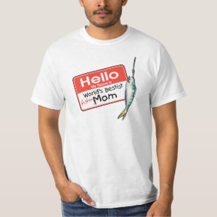 T-shirt Pêche maman Bonjour