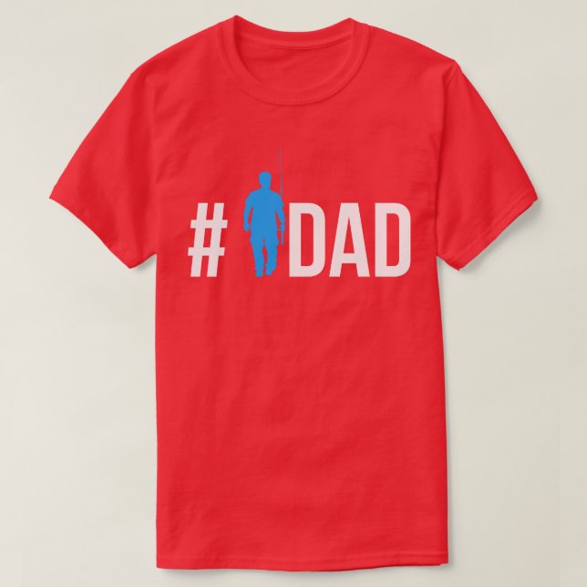 T-shirt PÊCHE Numéro 1 Papa (Design devant)