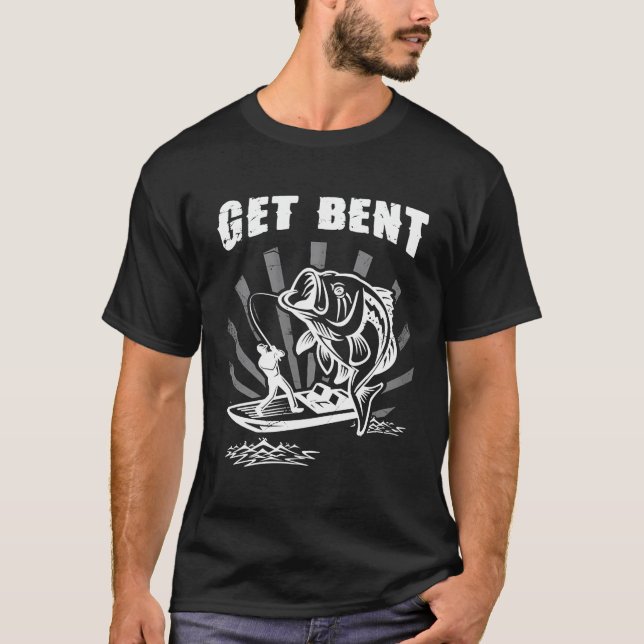 T-shirt Pêche obtenir bent (Devant)