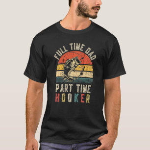 T-shirt Pêche papa à la bobine de poisson Cool poisson Ret