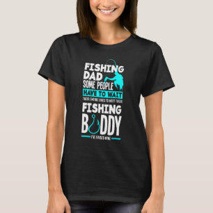 T-shirt Pêche Papa Pêche Buddy Père Fils Pêche
