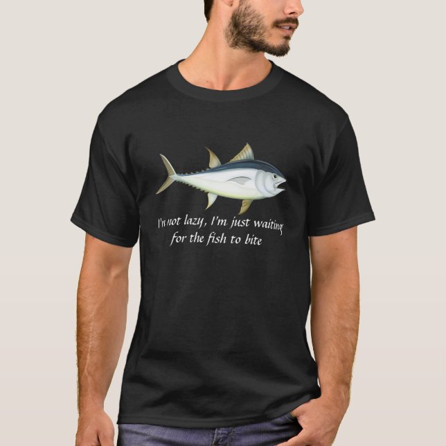 T-shirt Pêche : Parce Que Le Golf Prend Trop De Temps (Devant)