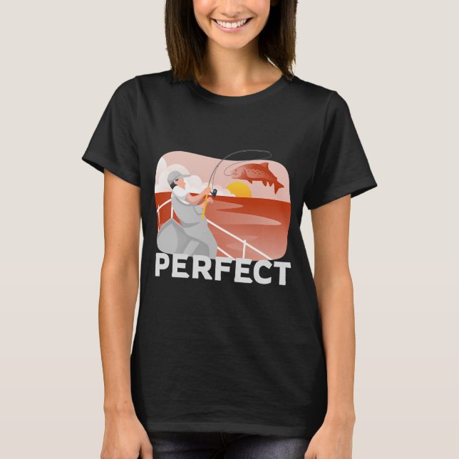 T-shirt Pêche parfaite (Devant)