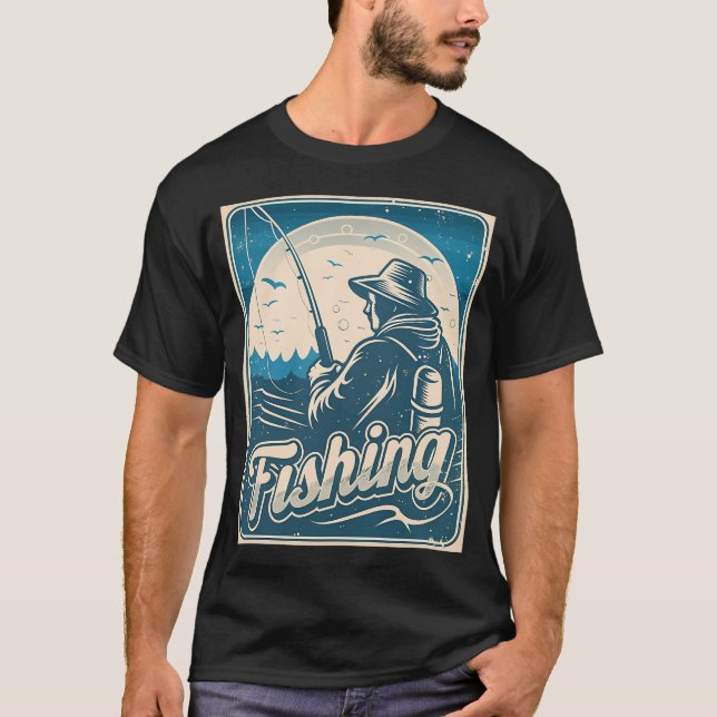 T-shirt Pêche - Pêcheur (Devant)