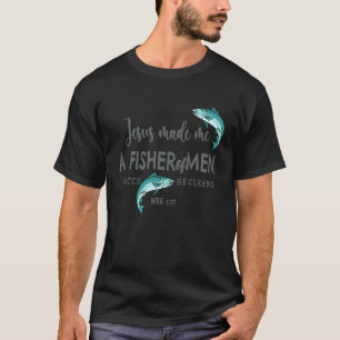 T-shirt Pêche Pêcheur D'Hommes Foi Chrétienne