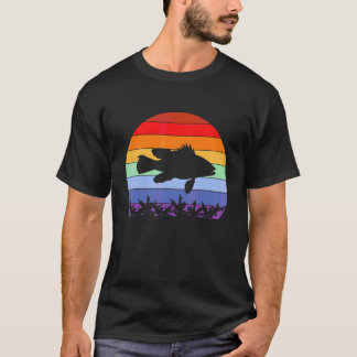 T-shirt Pêche Pêcheur Pêcheur Bass Lac Vie Pêcheur Mer