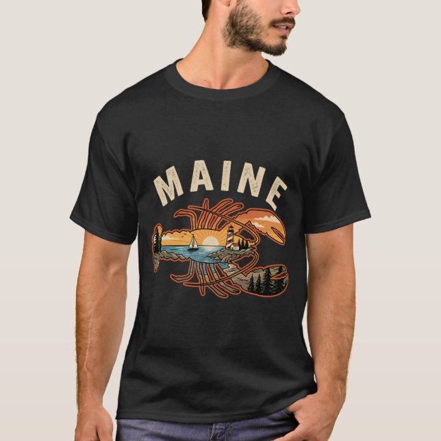 T-shirt Pêche Permis USA (Devant)