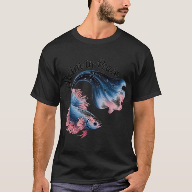 T-SHIRT PÊCHE - POISSON EN COLÈRE ACCROCHÉ (Devant)