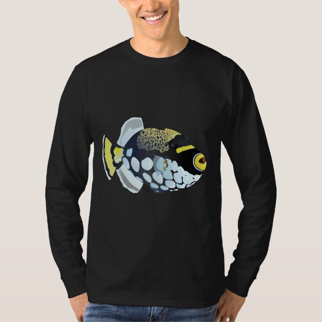 T-shirt Pêche Poisson-triporteur (Devant)