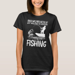 T-shirt Pêche Pour Hommes Femmes Pêcheuse Bait Bateau Voya
