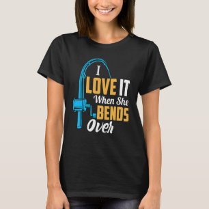 T-shirt Pêche Pour Hommes J'aime Quand Elle Se Penche 1