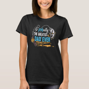 T-shirt Pêche pour hommes Ofishally le plus grand père qui
