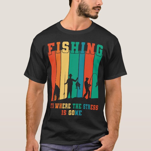 T-shirt Pêche Pour Hommes Pêcheur Pêcheur Pêcheur Amoureux (Devant)