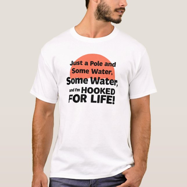 T-shirt Pêché Pour La Vie (Devant)