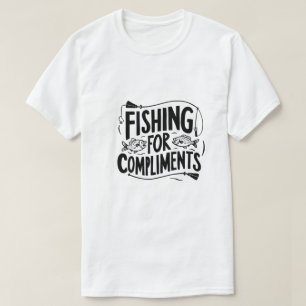 T-shirt Pêche pour les compléments - Drôle Tee gra