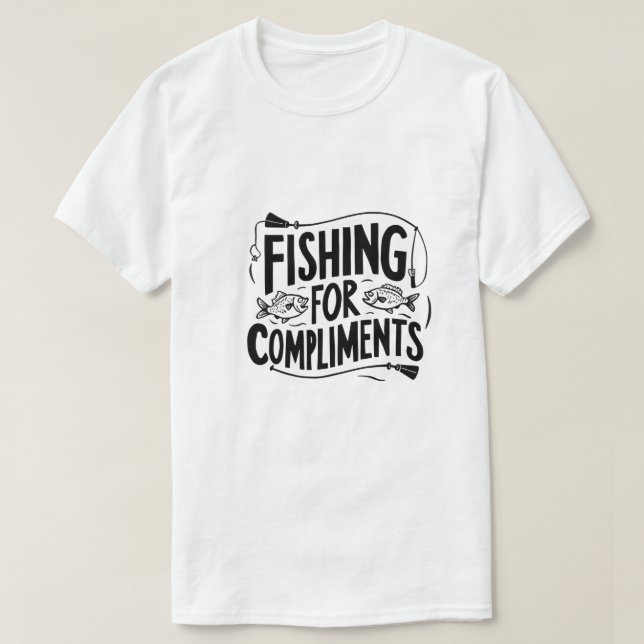 T-shirt Pêche pour les compléments - Drôle Tee gra (Design devant)