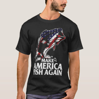 T-shirt Pêche pour les États-Unis
