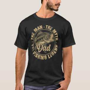 T-shirt Pêche pour papa Fête des pères Pêche pour pêcheur