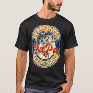 T-shirt Pêche pour Papa Fête des Pères Pêche pour Pêcheur