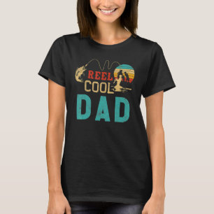T-shirt Pêche Reel Cool Papa Fatheru2019s Jour Pêcheur