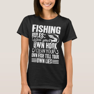 T-shirt Pêche - Règles de pêche