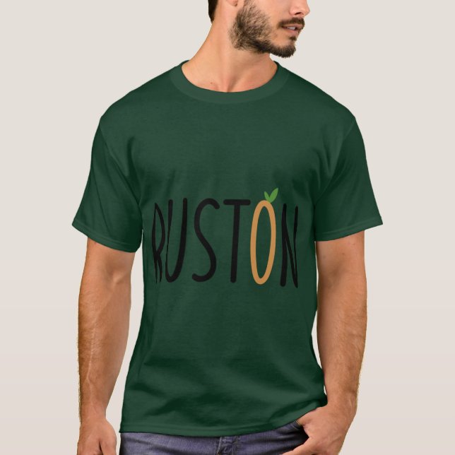 T-shirt pêche ruston (Devant)